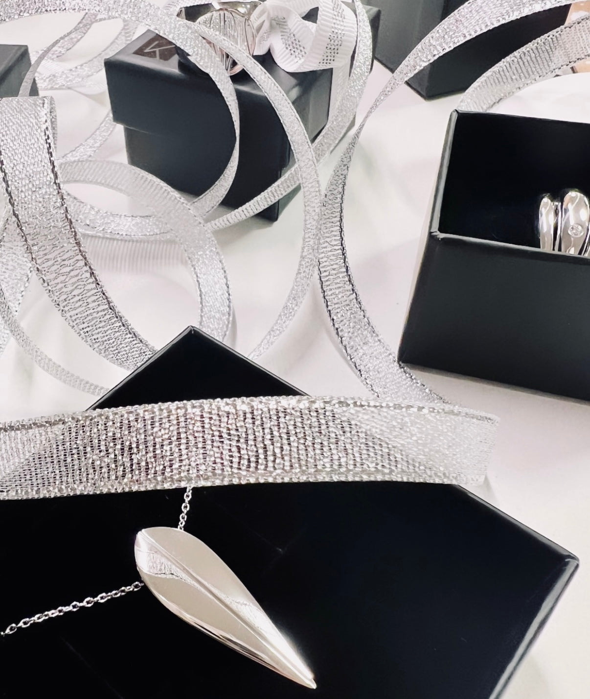 Lotus signature, silver