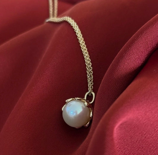 Lotus Pearl, 14K gold