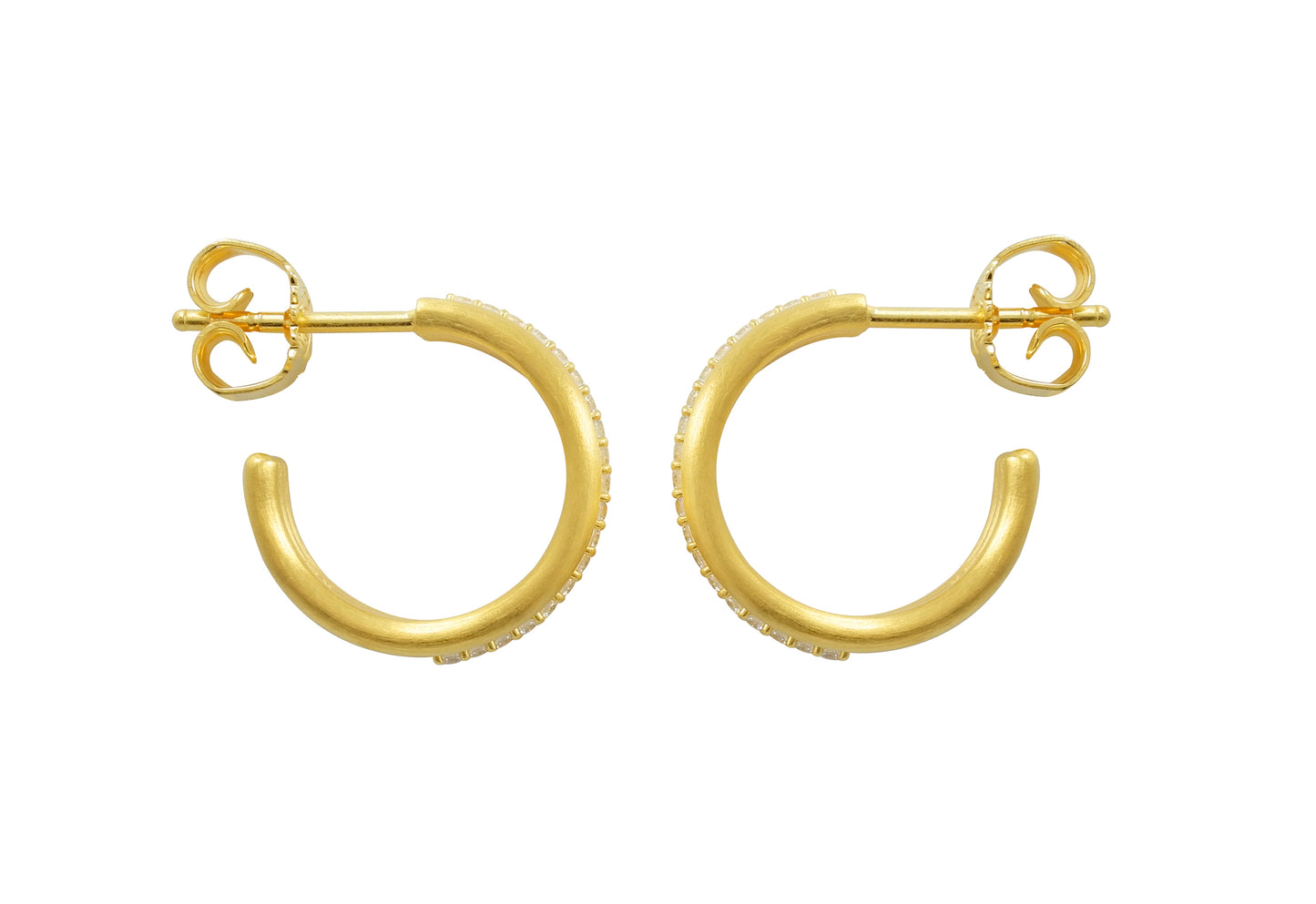 Iben earrings, goldplated